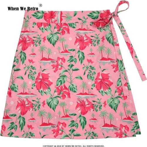 Floral Pink Plus Size Sarong Women Summer Skirt SS0015 XS-XXL Wrap Hawaiian Beach Tropical Travel Holiday Casual Sexy Skirt