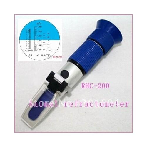 Hand held animal urea Clinical Refractometer Urine Specific Gravity(SG), Serum Protein(SP) Refractive Index (RI) RHC-200ATC