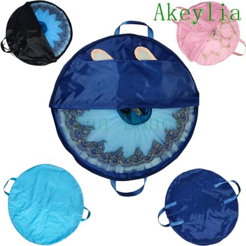 Navy Blue Professional Ballet Tutu Bag Pink Waterproof Canvas Flexible And Foldable Soft Ballet Bag pancake Tutu Sky Blue girls