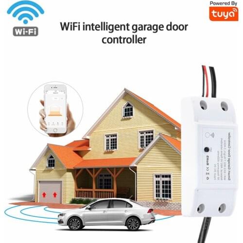 TUYA WiFi Switch Smart Opener APP Remote Controller For Garage Door Gate Supprot Alexa Echo Google Home Control Dropship