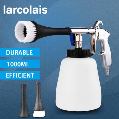 Car Wash Portable Interior Deep Cleaning Gun Washer Cockpit Care With Brush Air Operated High Pressure Car Accessories