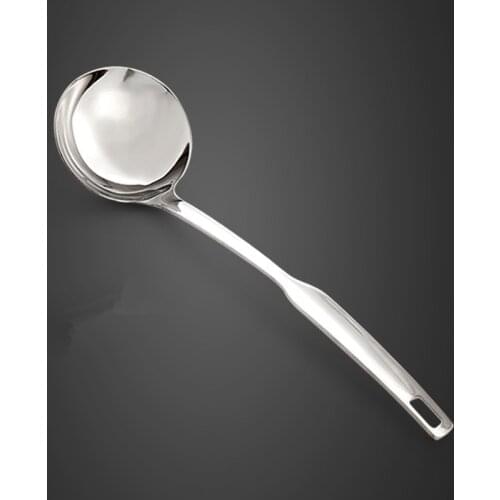 1PC Stainless steel Kitchenware Cooking Tools set Kitchen Gadgets Utensils Restaurant Cookware Ladle Soup Spoon Turner PK 009