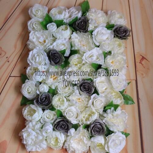 10pcs / lot Wedding Background Flower Walls peony Rose Walls Wedding Ornaments / Lawn / Columns Market Decoration TONGFENG