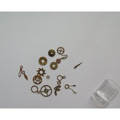 100pcs Mix Hard Metal Gold Gear Style Industrial Style Steam Style Nail Art Metal Sticker Nail Art Deco MG01-19