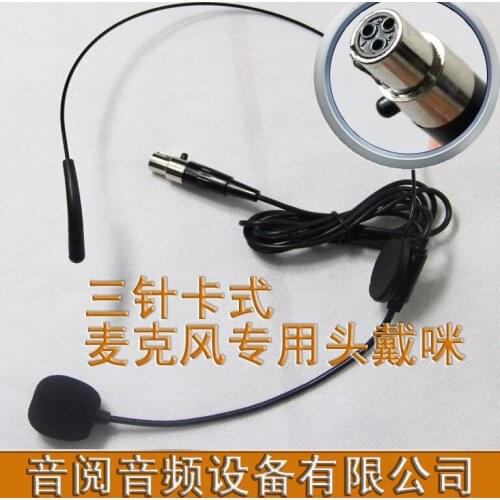 3-pin Bodypack Wireless Microphone; 3-pin Headset Microphone; 3-core (heart/core) Ear-hook Microphone