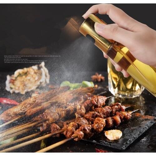 100ML push type oil bottle, glass oiler, barbecue spray bottle spray bottle condiment dispenser condiment organizer