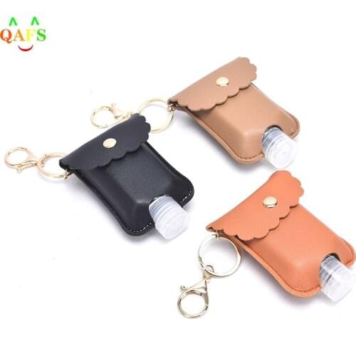 Travel Bottle And Keychain Holder Refillable Empty Bottles For Hand Sanitizer Organizer Keychain Key Rangement Zipper Bag