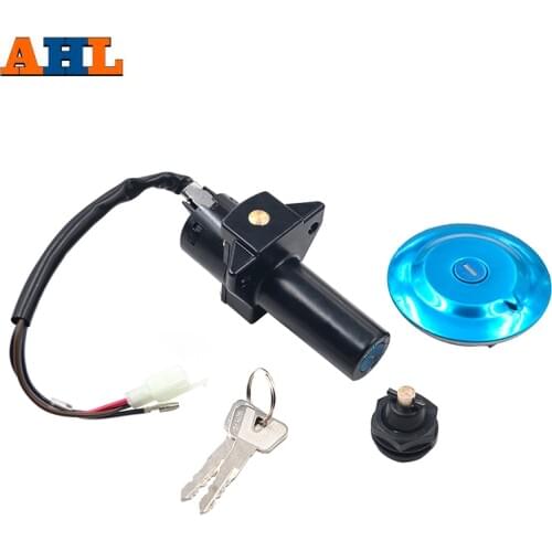 Motorcycle Ignition Switch Lock Fuel gas Tank Cap Cover Seat Handle Locks Include Key For YAMAHA YBR125ED YBR125 YBR 125 2014