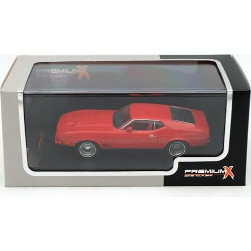 Premium X 1:43 For Ford Mustang Mach 1 1971 Red PRD396J Models Car Limited Edition Auto Collection