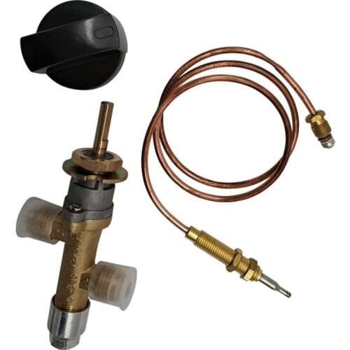 Propane Lpg Gas Fire Pit Control Safety Valve Flame Failure Device Gas Heater Valve with Thermocouple and Knob CNIM Hot