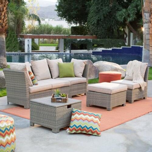 Garden furniture all weather rattan buy sofa from china