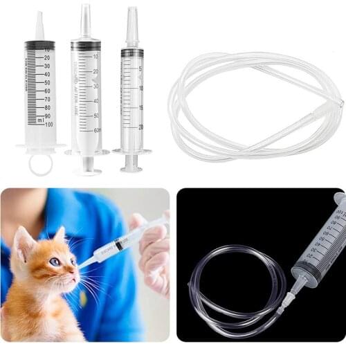 100/60/20ML Syringe Reusable Pump Oil Measuring for Measuring Nutrient Refrigerator Drain Dredge Cleaning Device