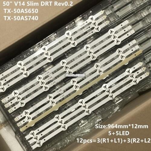 LED backlight 5+5 LEDs for LG 50"TV 6916L-1825A 6916L-1824A 6916L-1826A 6916L-1827A LC500DUF UG F1 50 "v14 Slim DRT Rev0.2