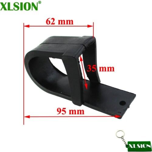 XLSION Black Rubber Chain Slider Swingarm Protector For 50cc 70cc 90cc 110cc 125cc Dirt Pit Bike Motorcycle