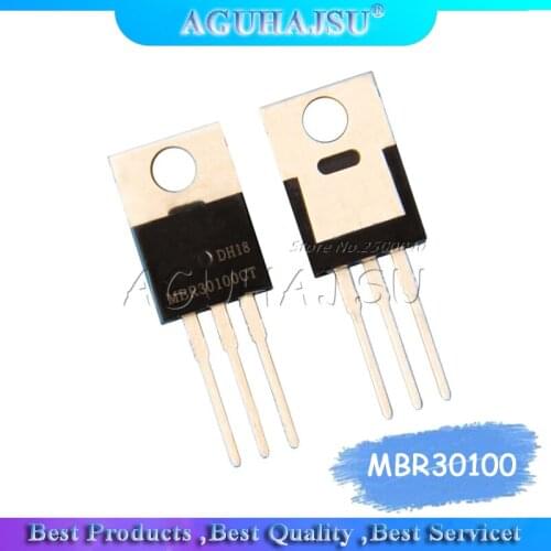 10pcs MBR30100 TO220 MBR30100CT TO-220 MBRF30100CT MBRF30100 B30100G new and original