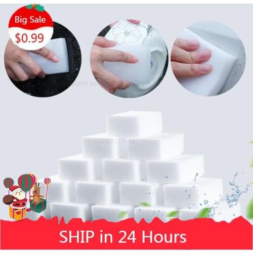 100*60*20mm White Melamine Sponge Magic Sponge Eraser For Kitchen Office Bathroom Clean Accessory/Dish Cleaning Nano
