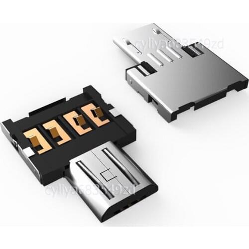 500PCS Mini USB Flash Disk U Disk 5pin Micro USB OTG Cable Adapter Converter For Xiaomi HTC Samsung HuaWei Tablet Cabo