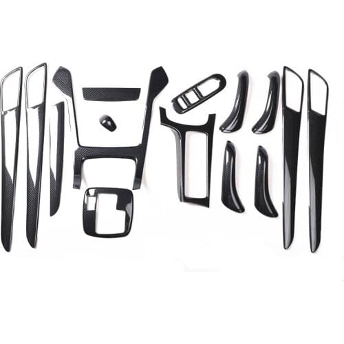 5D carbon fiber color interior modification gear shift center console door armrest stickers for 11-12 Ford Mondeo