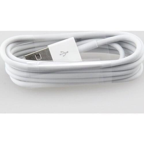 White 1M/3FT 8pin USB Data Cable Charging lead Data Syn Charger cable for iPhone 7 6 8 plus 5 5s iPod Ipad IOS 4A qulity 1000pcs