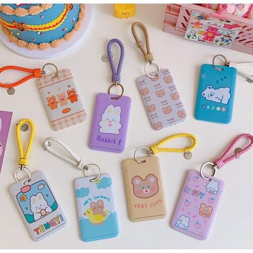 Bentoy Milkjoy Bank Credit Card Bag Girls Drivers License Case Bag Pendant Accessories Cute Korea Japan Student Fashion NEW