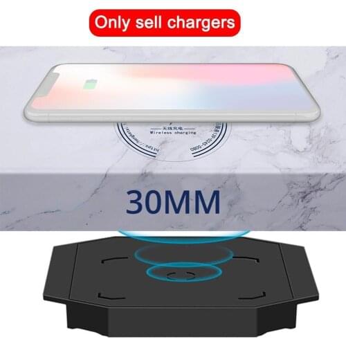 Long Distance Wireless Charger For IPhone 11Pro XS XR X 8 Samsung S21 S20 Huawei Xiaomi QI Invisible Wireless Charging Base