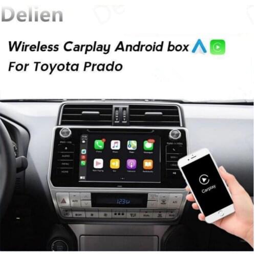 Delien Wireless Carplay Android Auto Car Multimedia Modular For Toyota Prado European/Chinese version 80 PIN CVH/PVX 96PIN CVH