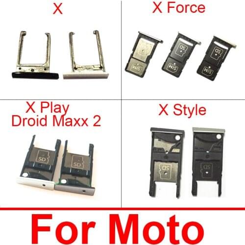 Sim Card Tray Holder For Motorola Moto X XT1053 XT1055 X Force XT1580 X Play XT1561 Droid Maxx 2 XT1565 X Style XT1572 XT1570