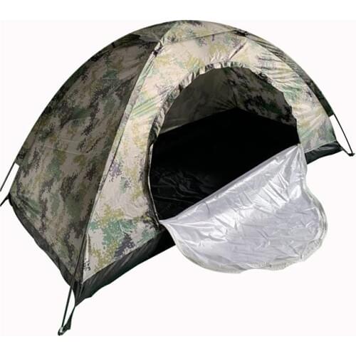 Outdoor Double Layer Tabby Camouflage Automatic Quick-opening Tent Outdoor Camping