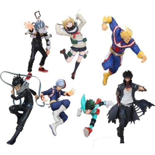 Anime My Hero Academia Figure Himiko Colosseum Charts Aizawa Shota All Might Toga Tomura Shigaraki Izuku Midoriya Doll Toys