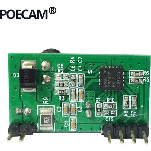 Injector IEEE802.3af splitter 12V poe adapter cable 2pin header mini product size supply IP camera plane celing AP output 12V