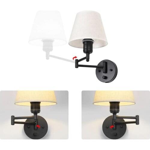 2 Packs Wall Lamp Elegant Retro Hotel Bedroom Bedside Light Personality Retro Wall Lamp Hotel Bedroom Bedside Lamp Bedroom Light