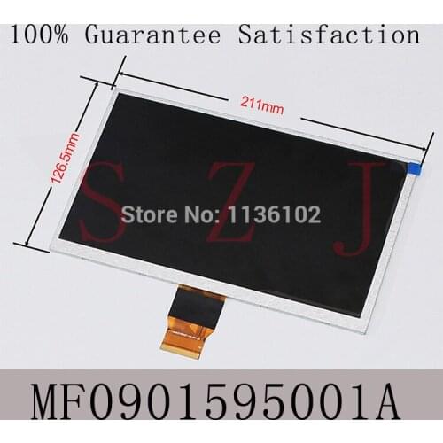 New 9 inch MF0901595001A LCD screen display for Soulycin 9 s10 x10 Newsmy n32 Venus Jxds9100 lcd screen Free shipping