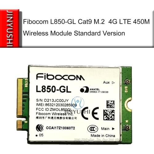 JINYUSHI for New Original Fibocom L850-GL M.2 LTE-FDD/LTE-TDD/WCDMA 4G cat9 450M wireless module free shipping