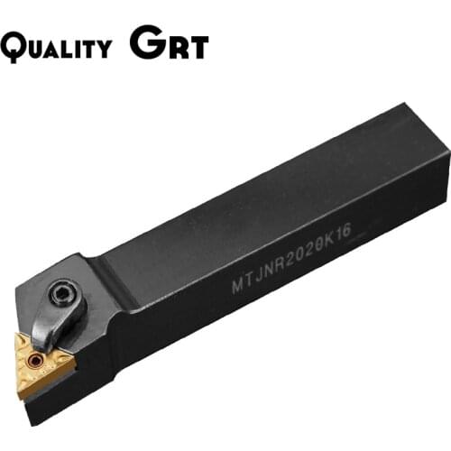 Q.Grt MTJNR2020 MTJNR1616 MTJNR2525 MTJNR32 External Triangul Turning Tool Holder TNMG Carbide Insert Lathe Cutting Tools 1Set