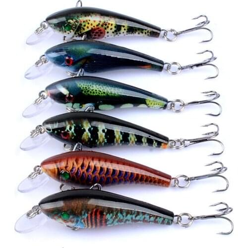Fiscan 2PCS 5.7cm 4.4g Mini VIB Fishing Lure Rattlin Vib Hard Bait Wobbler Crankbait Isca Artificial Perch