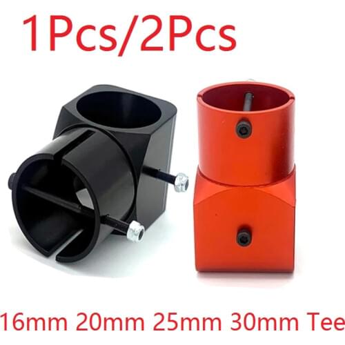 Three Way Tee Tripod Tube Aluminum Landing Gear 16 20 25 30mm Carbon Fiber Tube Parts for DIY Drone Quadcopter Multicopter