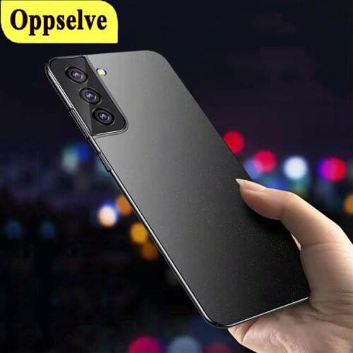 Ultra Thin Hard Matte PC Phone Case For Samsung Galaxy S21 S20 Ultra Plus S10 S9 S8 Plus S7 Edge Note 8 9 10 Plus Cover Coques