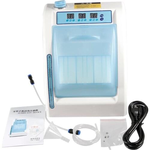 Dental Automatic Handpiece Ultrasonic Maintenance Lubrication Cleaning Device 4-Hole For High Speed/Contra Angle/Straight