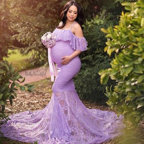 Wheat&Turtle Lace Maternity Dresses
