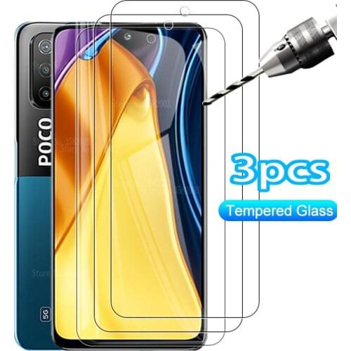 Little M3 Pro protective glass Screen Protector for Xiaomi Poco M3 Pro Pocophone Poko M 3 3pro 2021 6.5'' 5G safety glass