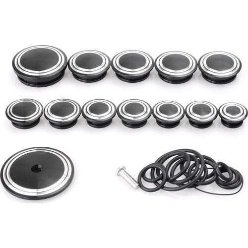 13Pcs/Set Motorcycle Frame Hole Caps Decor Cover Protector Kit For BMW R1200 R NINE T R9T 2014 2015 2016 CNC Aluminum