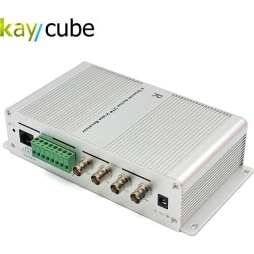 4Channel Long Distance UP To 2400meter Active Video Balun Transmissionfor For Security Camera Receiving Receiver