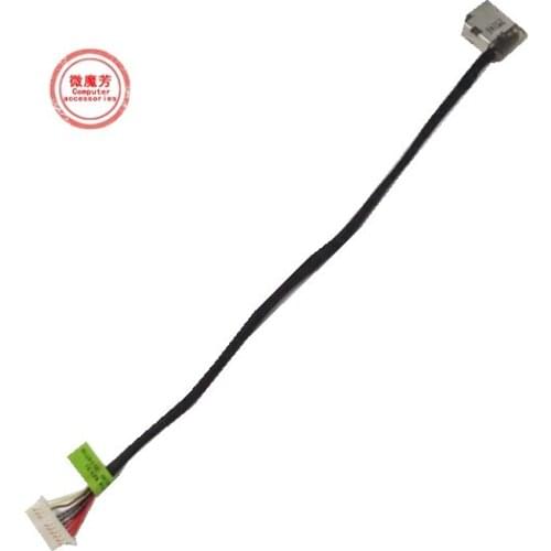 9 wires DC power jack cable socket harness connector for HP Envy 17T-N100 laptop
