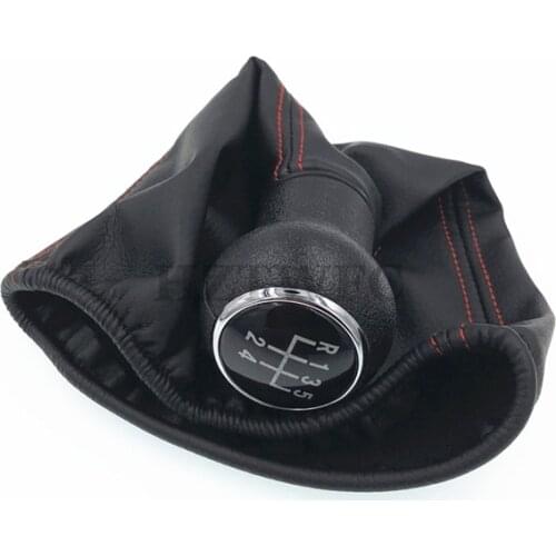 Free Shipping 5 Speed Manual Gear Shift Shifter Knob Gaitor Boot HZTWFC-13.11 For VW Golf 3 MK3 Vento 1992-1998