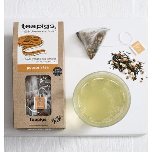 Free shipping Teapigs Tea Pig Popcorn Tea British Fried Rice Green Tea Mysterious Rice Tea Wheat Bag Tea 15 Bags