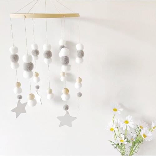 Nordic Cloud Star Balloon Decoration Baby Nursery Room Wall Hanging Kids Tent Decoration Children Room Pink Photo Props