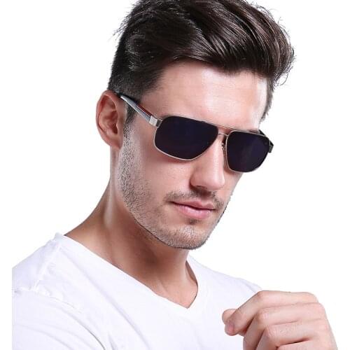 FEISHINI 2020 Sunglass Women Vintage High Quality Plastic Titanium Shield Clear Sunglasses Polarized Men UV Protection