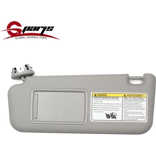 G-Parts Car Left Driver Side Sun Visor Block Shade With Light For Toyota RAV4 2006-2009 74320-42501-B2 Auto parts