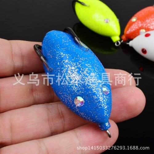 100pcs/lot 0.5OZ 14.6g Classic Lure frog bait lures hard bait 2.5"6.35cm blackfish mandarin fish Tackle dwrs6110a1