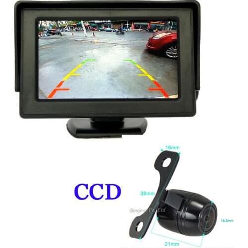 Best Price Car Parking Assistance System 4.3" inch Rear View Mirror Monitor Parking Car Monitor + Parking Car Rear View Camera